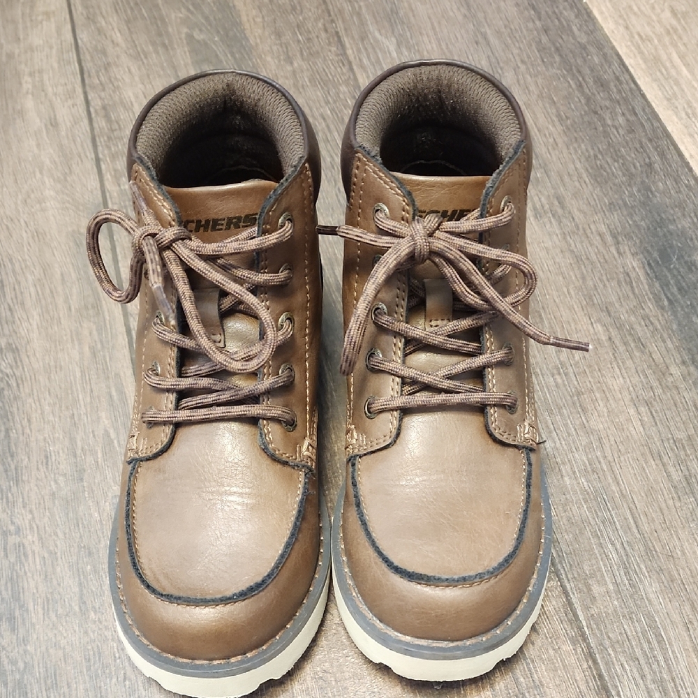 Skechers Little boys Bowland Truxer Boots, Brown, Size 13